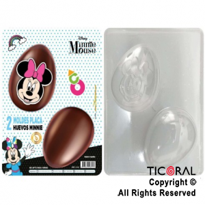 MOLDE PLACA HUEVO PASCUA X 2 MINNIE